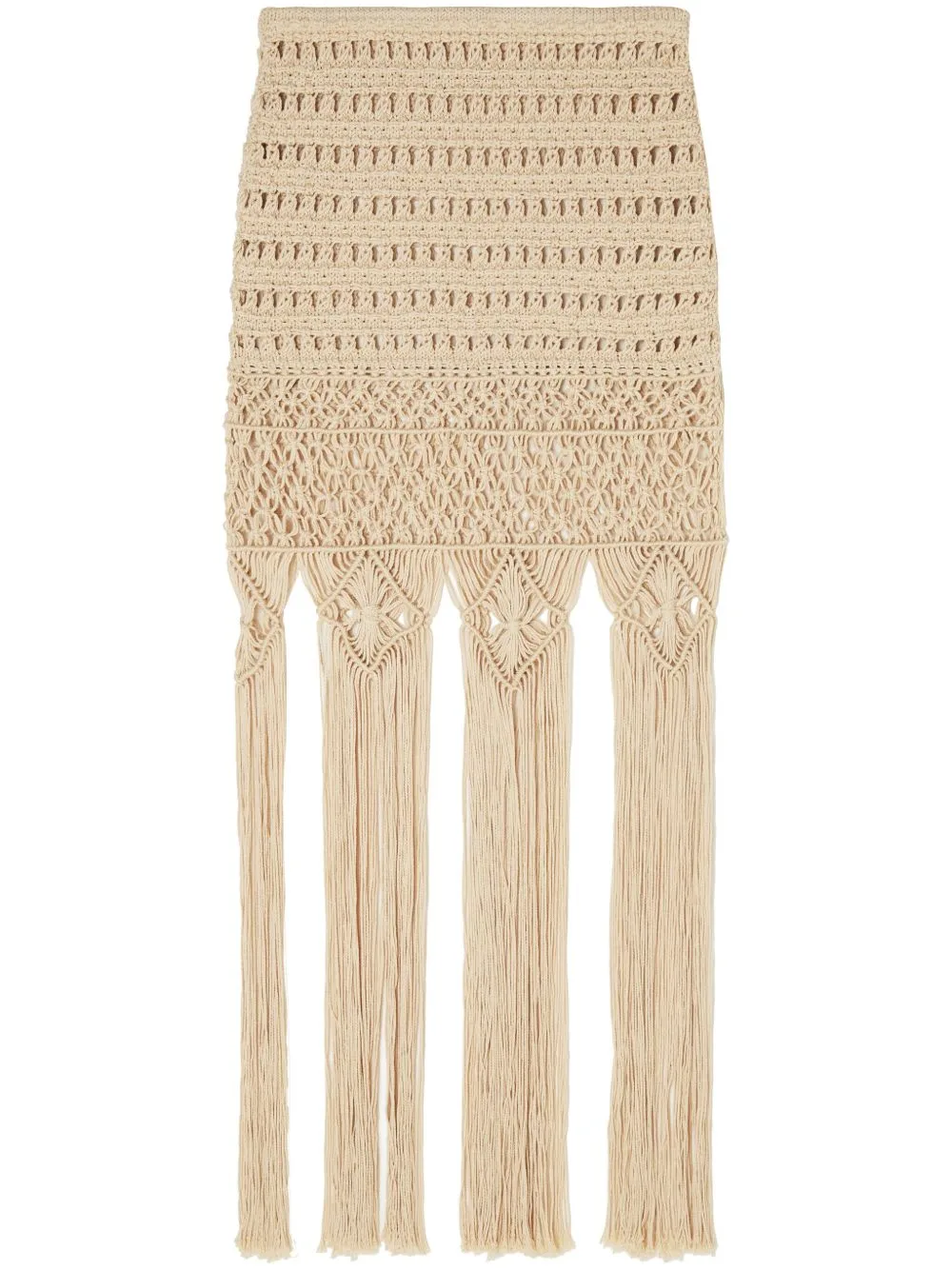 A Love Letter to India Crochet Skirt by Alanui