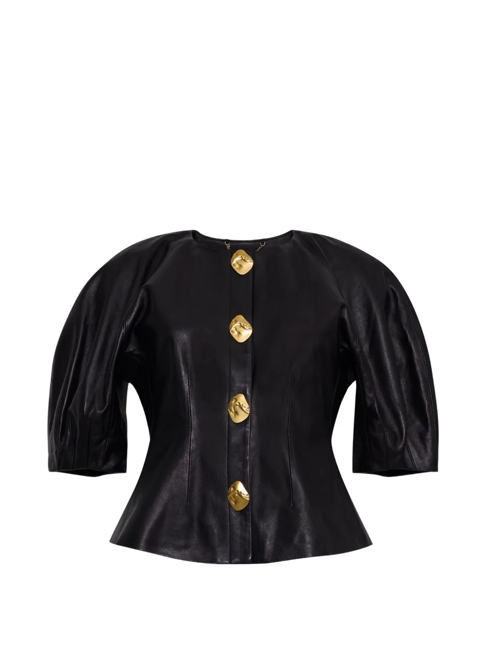 Fletcher Sculpted-Sleeve Top by Cara Cara