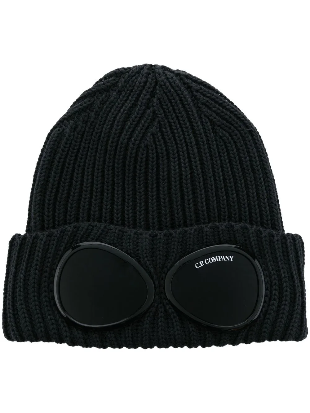 Goggle-Detail Knit Beanie by C.P. Company