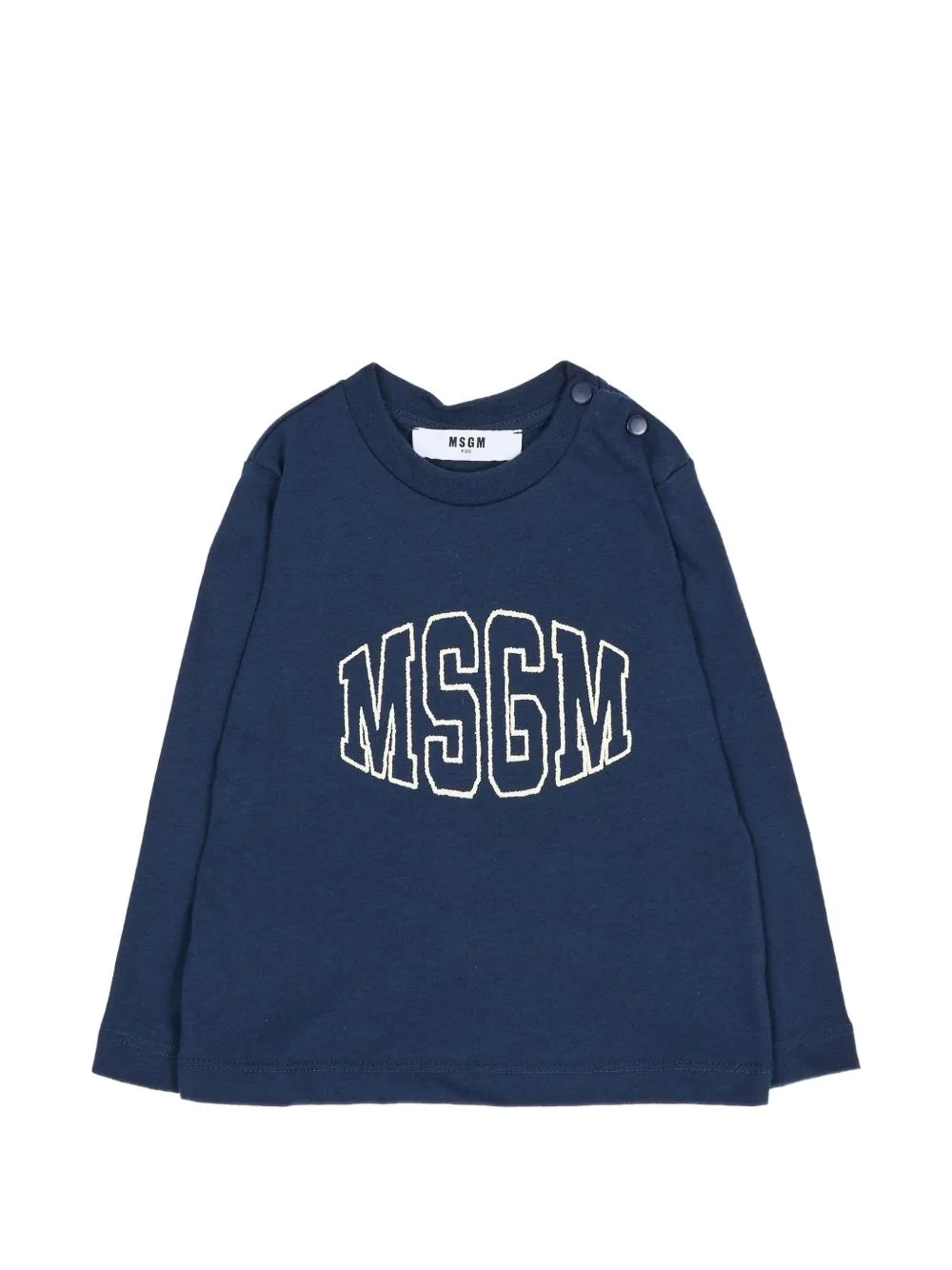 Logo-Print Long-Sleeve T-Shirt by MSGM Kids