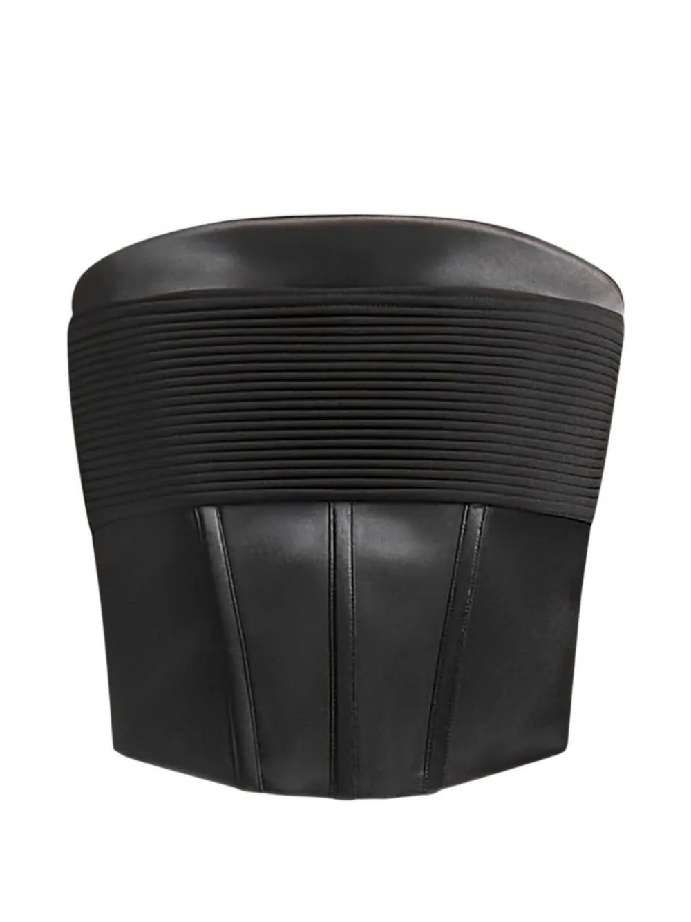 Cora Satin Pintuck Bandeau Corset Top by Manière De Voir