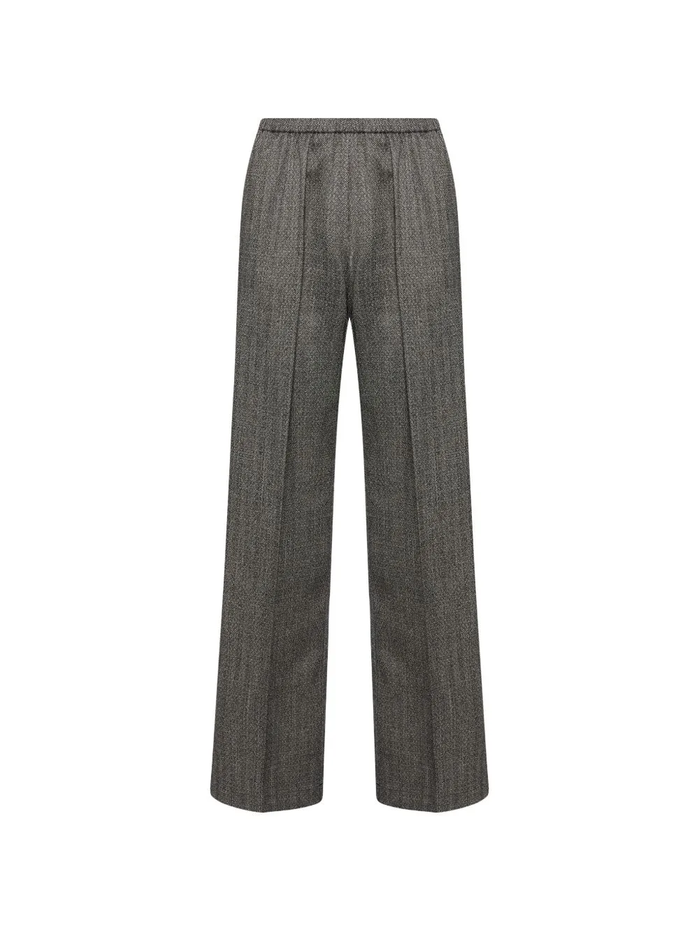 Herringbone-Pattern Trousers