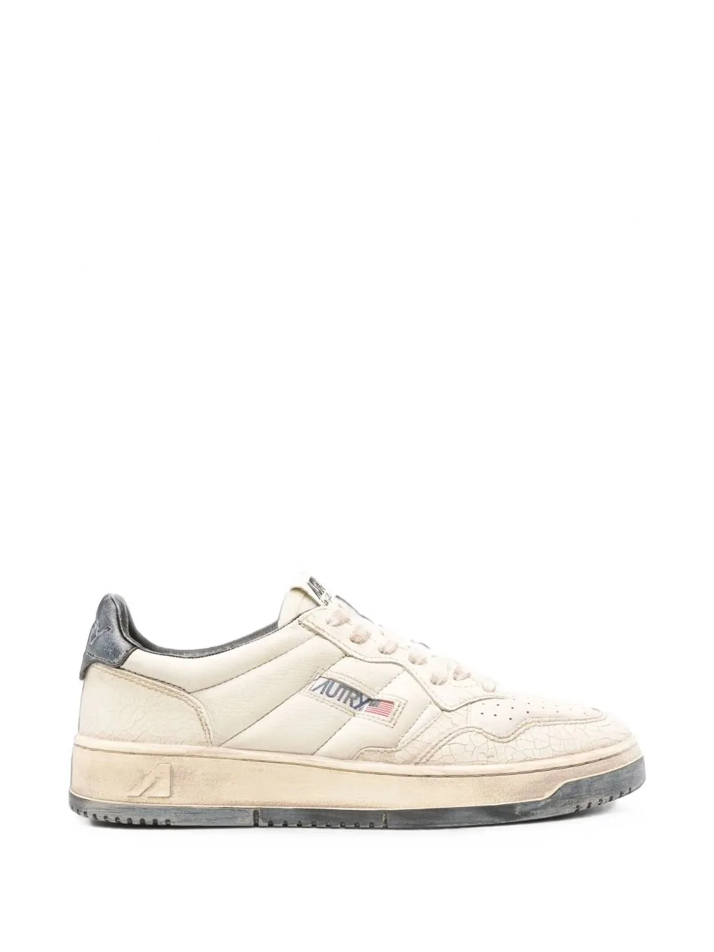 Medalist Super Vintage Logo-Patch Low-Top Sneakers by Autry