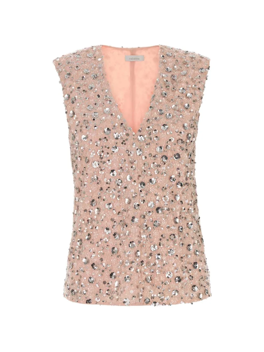 Sequin-Embellished Top by Rabanne
