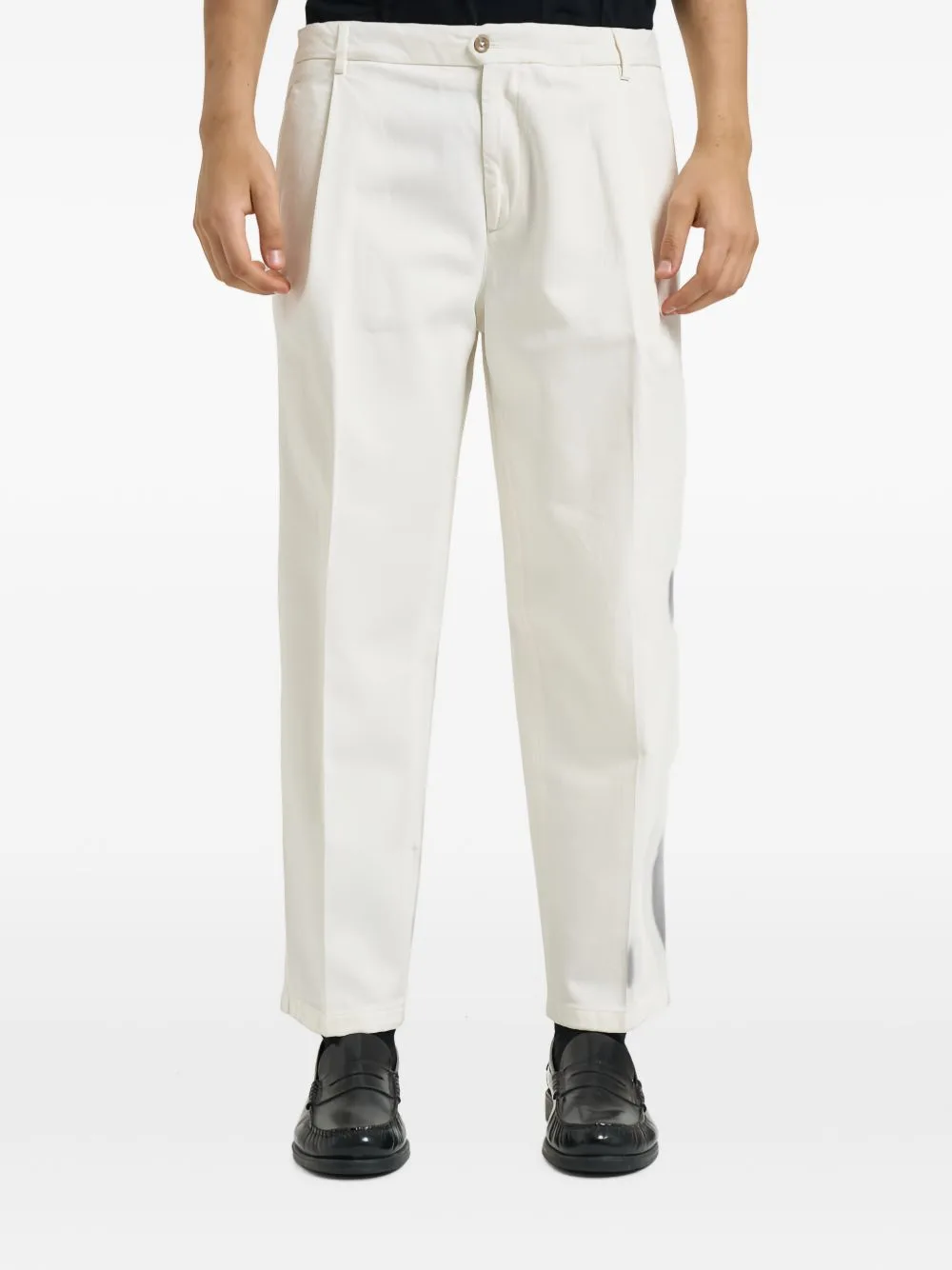 Manhattan Pleated Straight-Leg Trousers by Briglia 1949