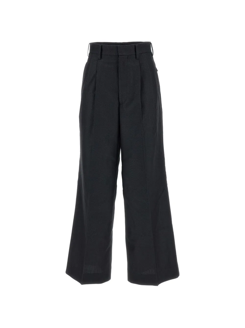 Pleated Wide-Leg Trousers