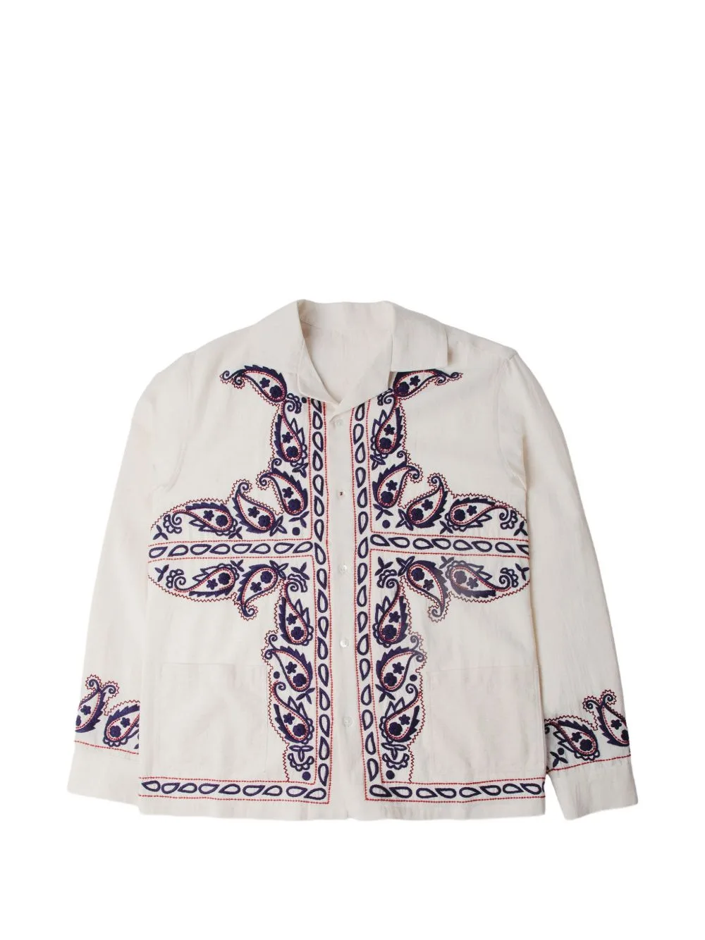 Memento Paisley-Embroidered Shirt by Baziszt