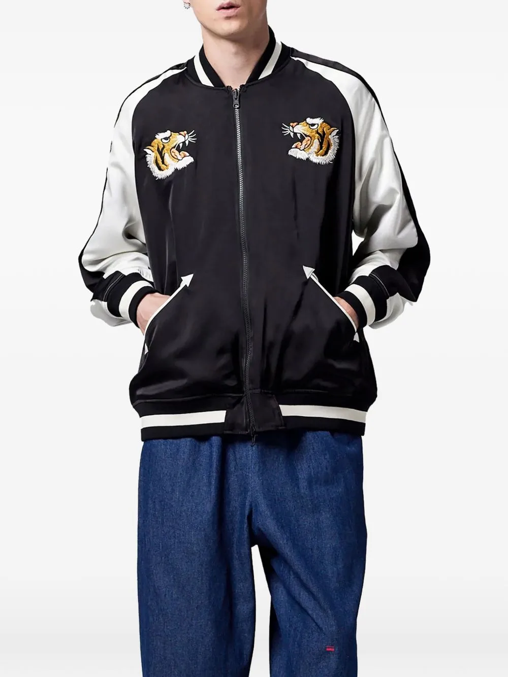 Ska Reversible Embroidered Jacket by Taion