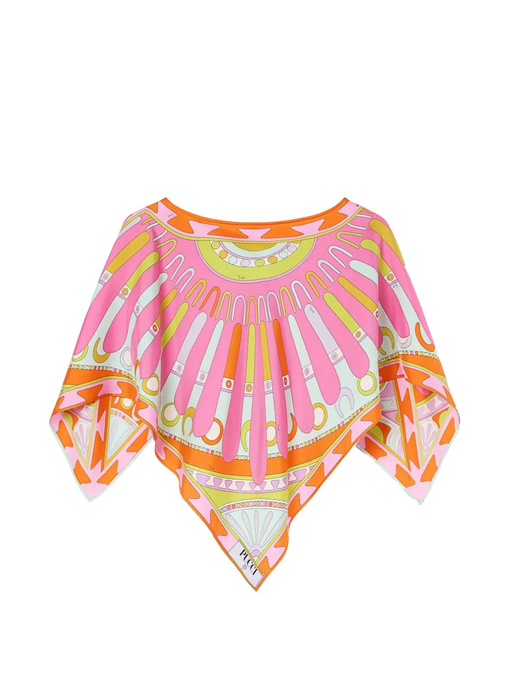 Soleil-Print Kaftan Top by PUCCI