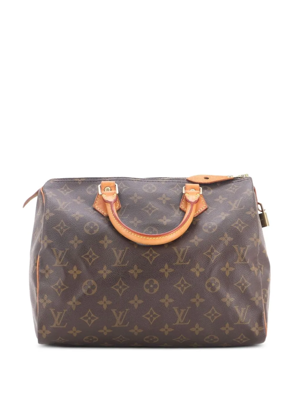 Speedy Handbag Monogram Canvas 30 Satchel by Louis Vuitton Pre-Owned