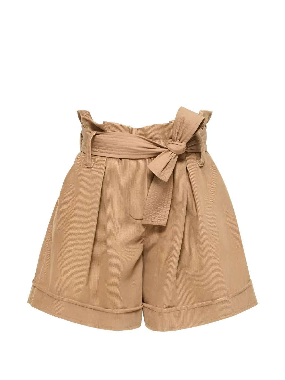 Paperbag-Waist Corduroy Shorts by Moncler Enfant