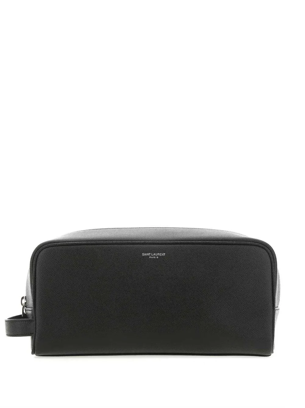 Logo-Stamp Leather Pouch by Saint Laurent