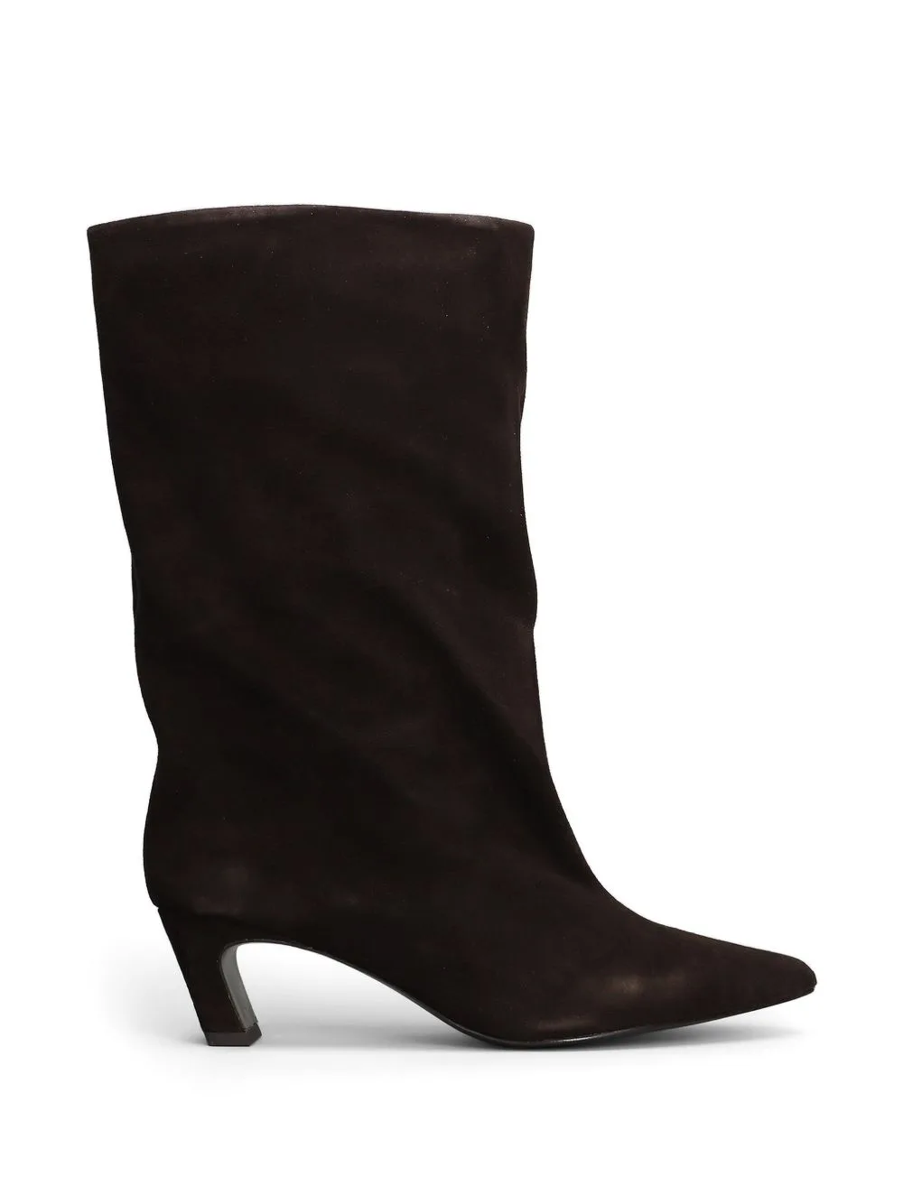 Pointed-Toe Suede Knee-High Boots by Ash