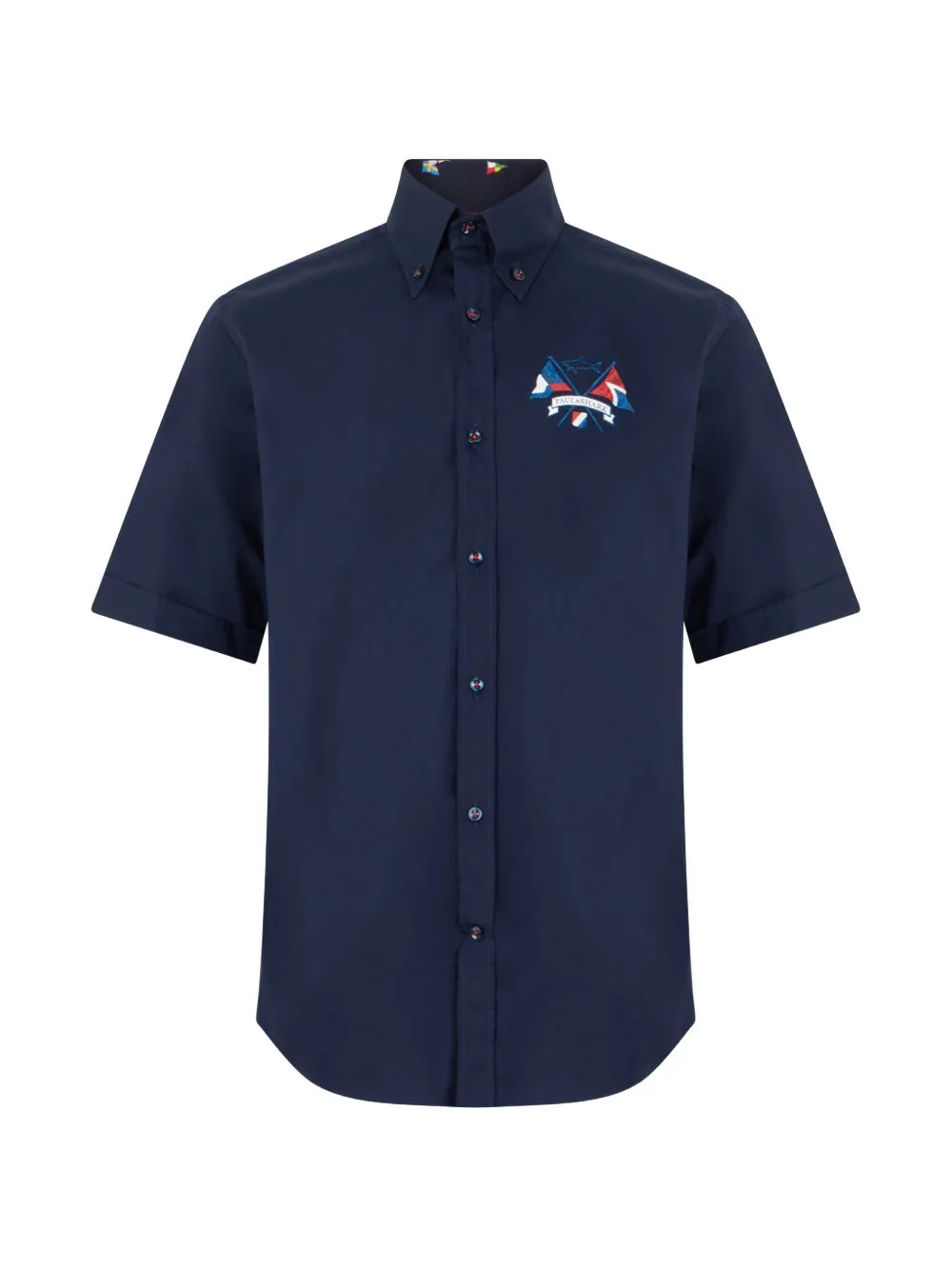 Logo-Embroidered Button-Down Shirt by Paul & Shark