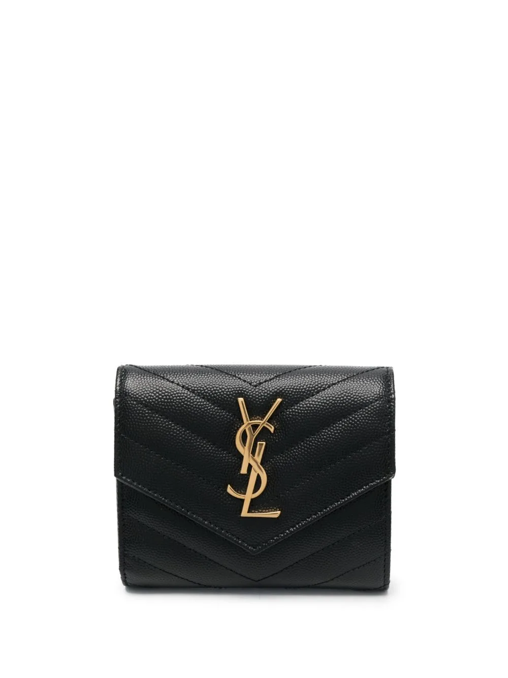 Monogram Compact Tri-Fold Wallet by Saint Laurent