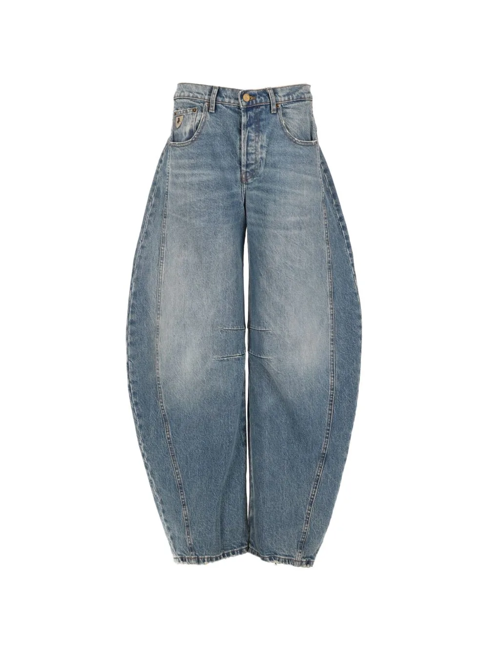 Barrel-Leg Panelled Jeans by Iois