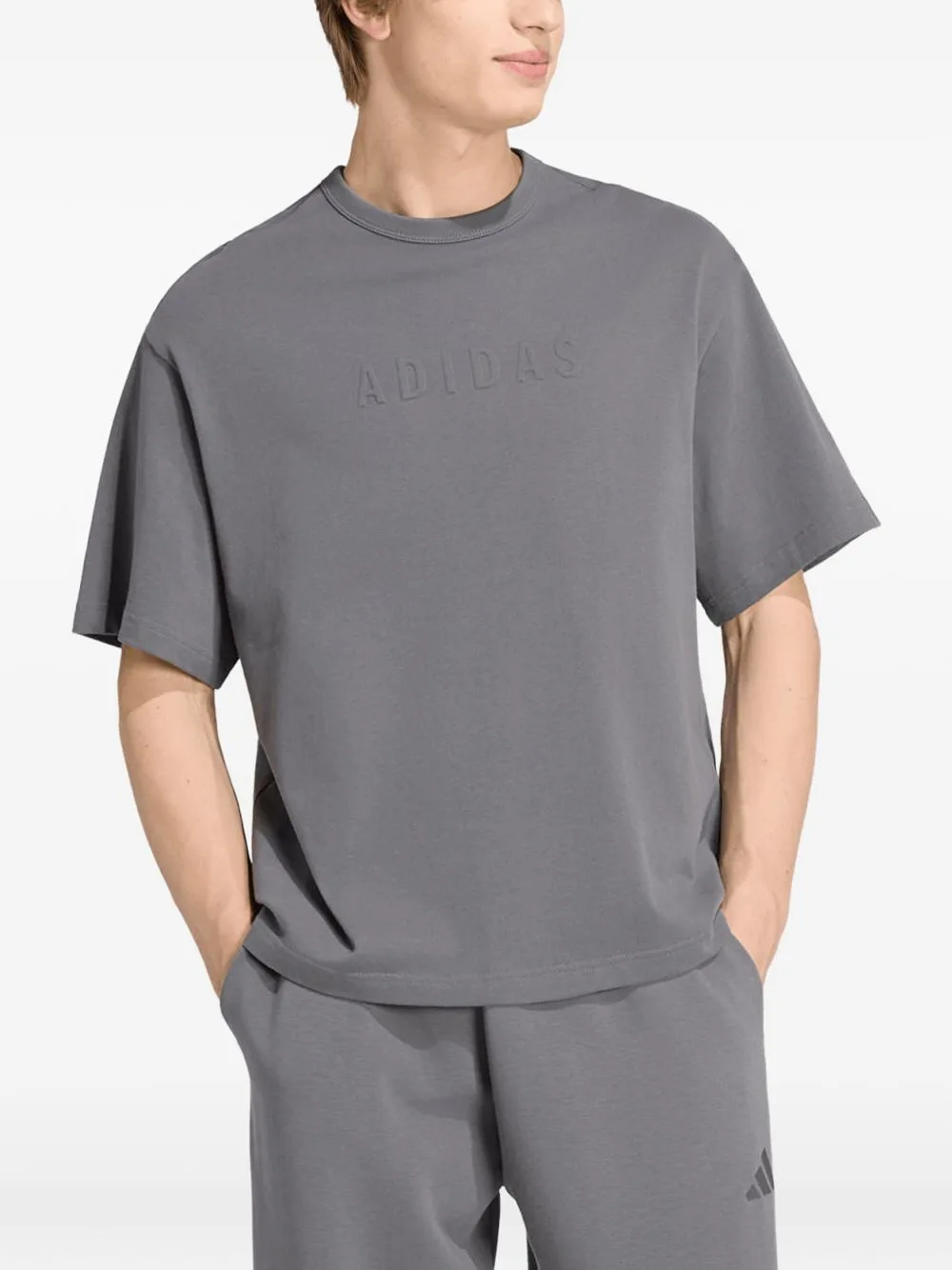 Soft Lux Logo-Embossed T-Shirt