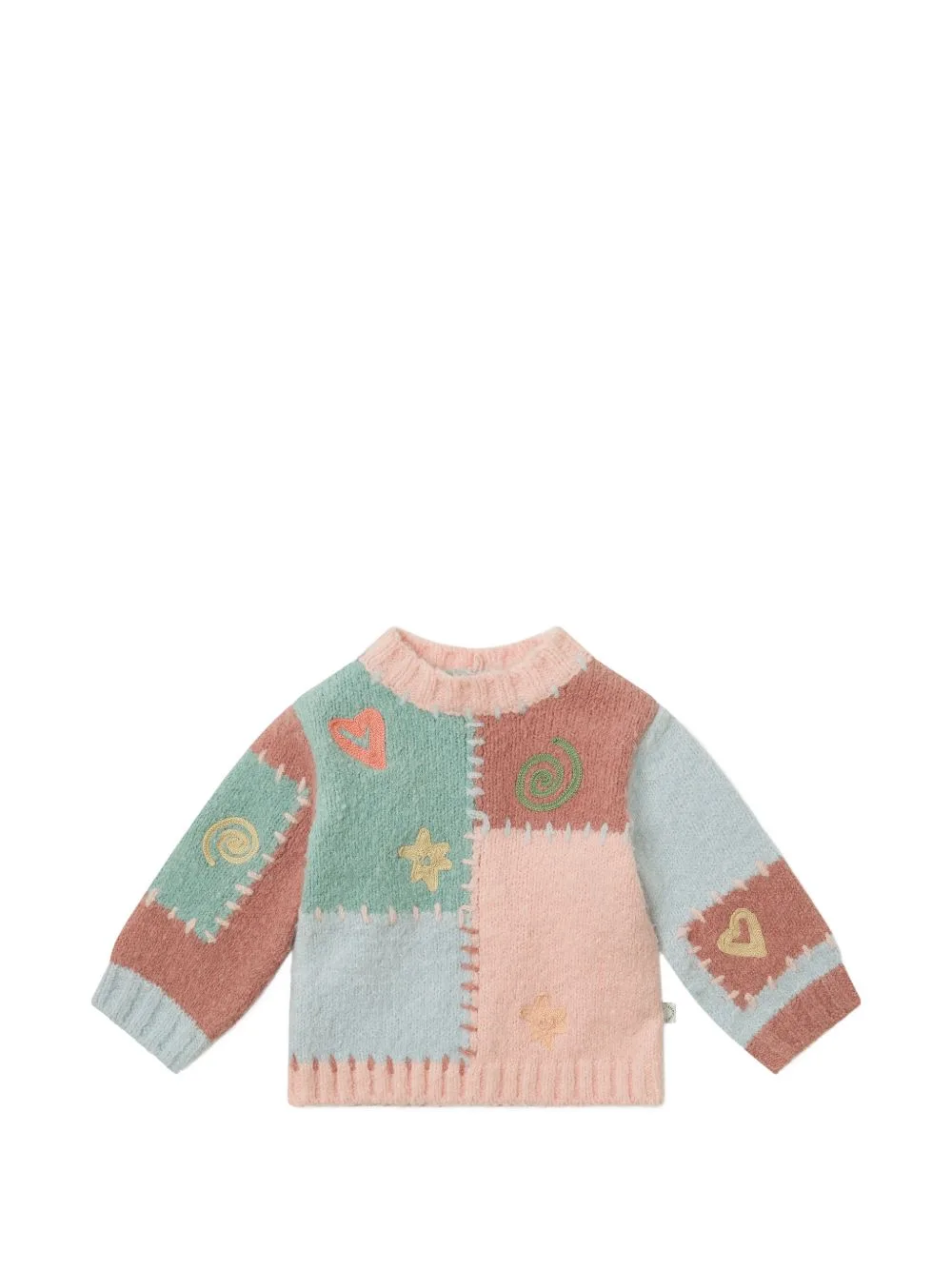 Patchwork Embroidered Sweater by Stella McCartney Kids