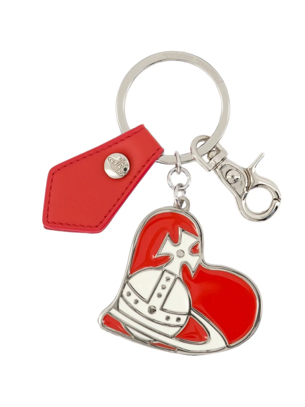 Orb Heart Keyring by Vivienne Westwood