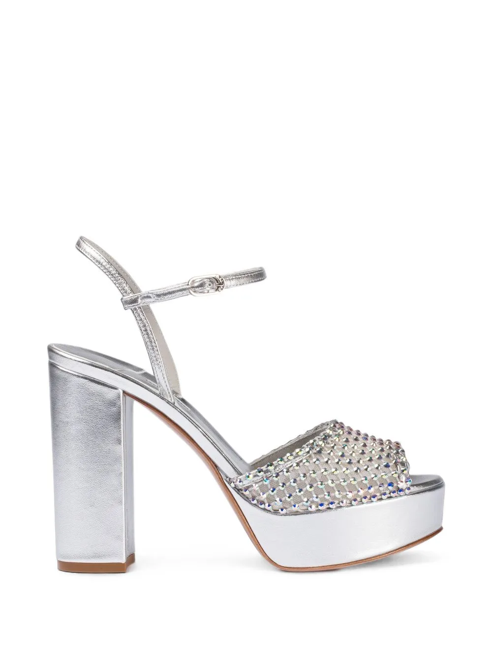 Gilda Crystal-Embellished Sandals