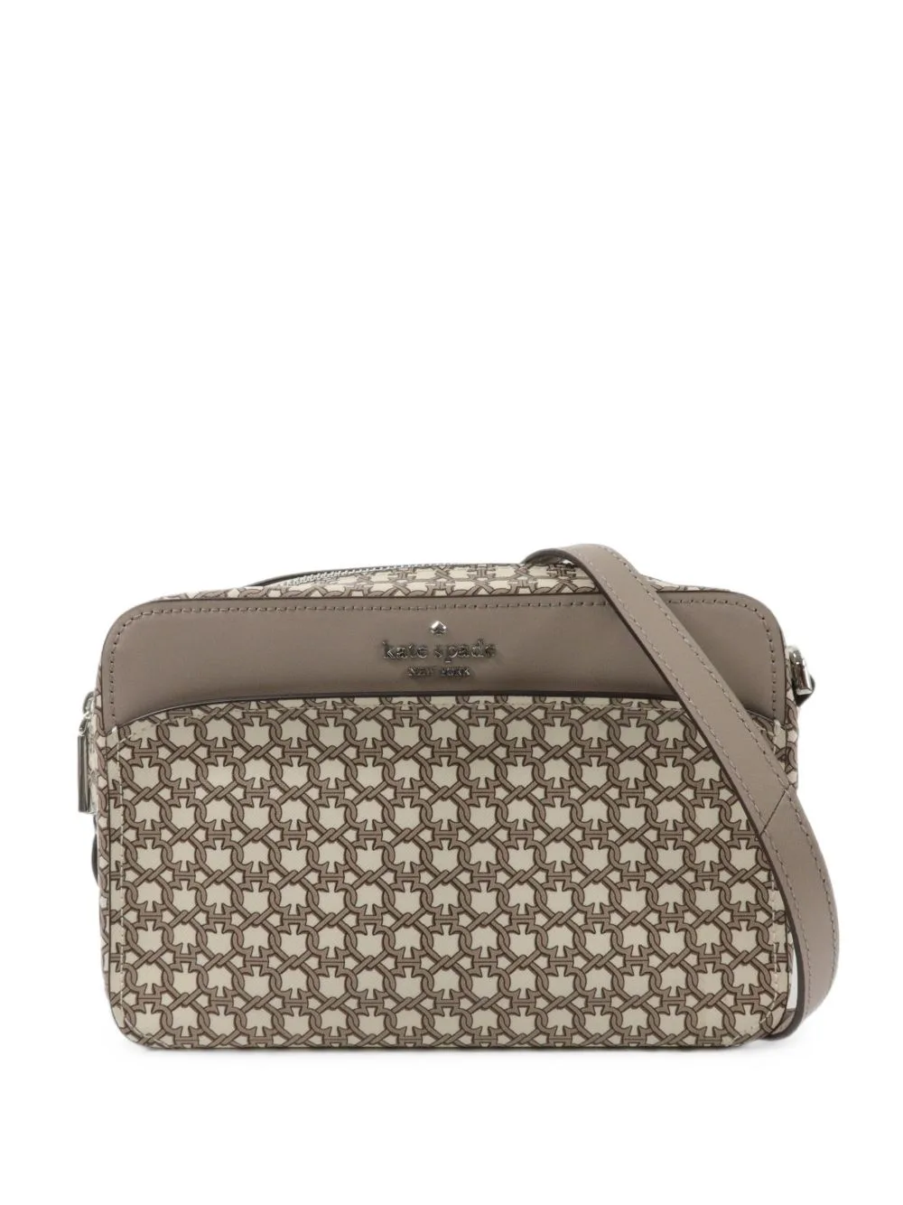 Monogram-Print Shoulder Bag by Kate Spade