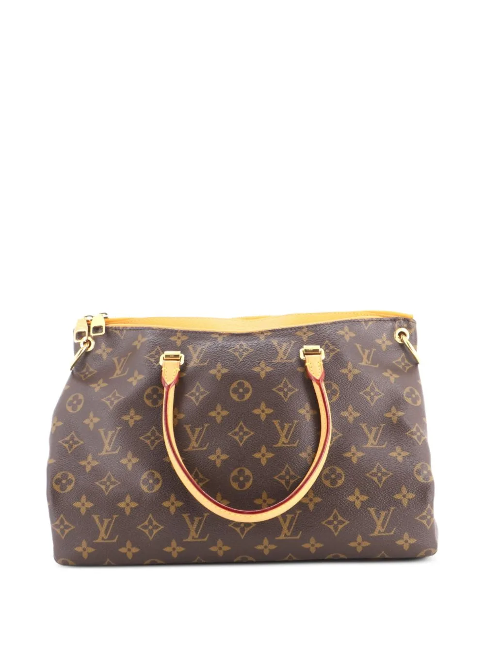 Pallas Tote Monogram Canvas with Leather Shoulder Bag by Louis Vuitton Pre-Owned