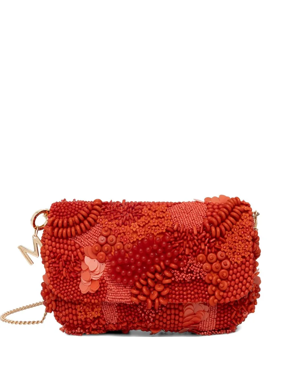 Bead-Embellished Shoulder Bag by Lola Casademunt