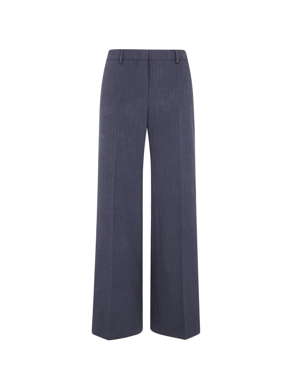 Pinstripe-Pattern Trousers by Seventy