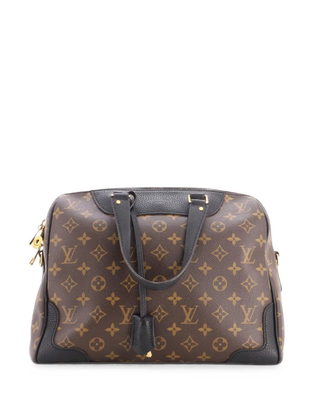 Retiro NM Handbag Monogram Canvas and Leather Satchel