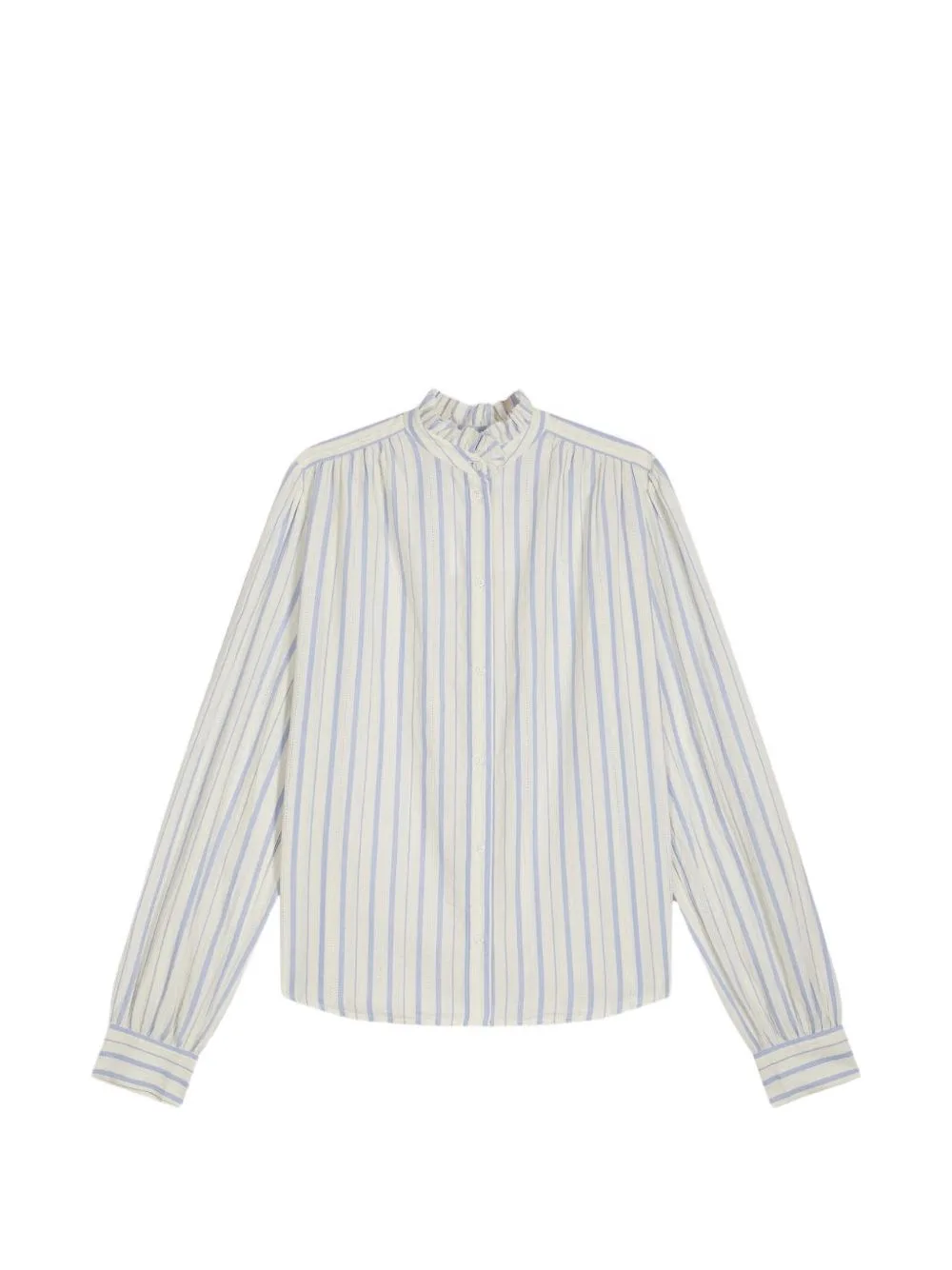 Hilda Striped Ruffled Blouse by Vanessa Bruno