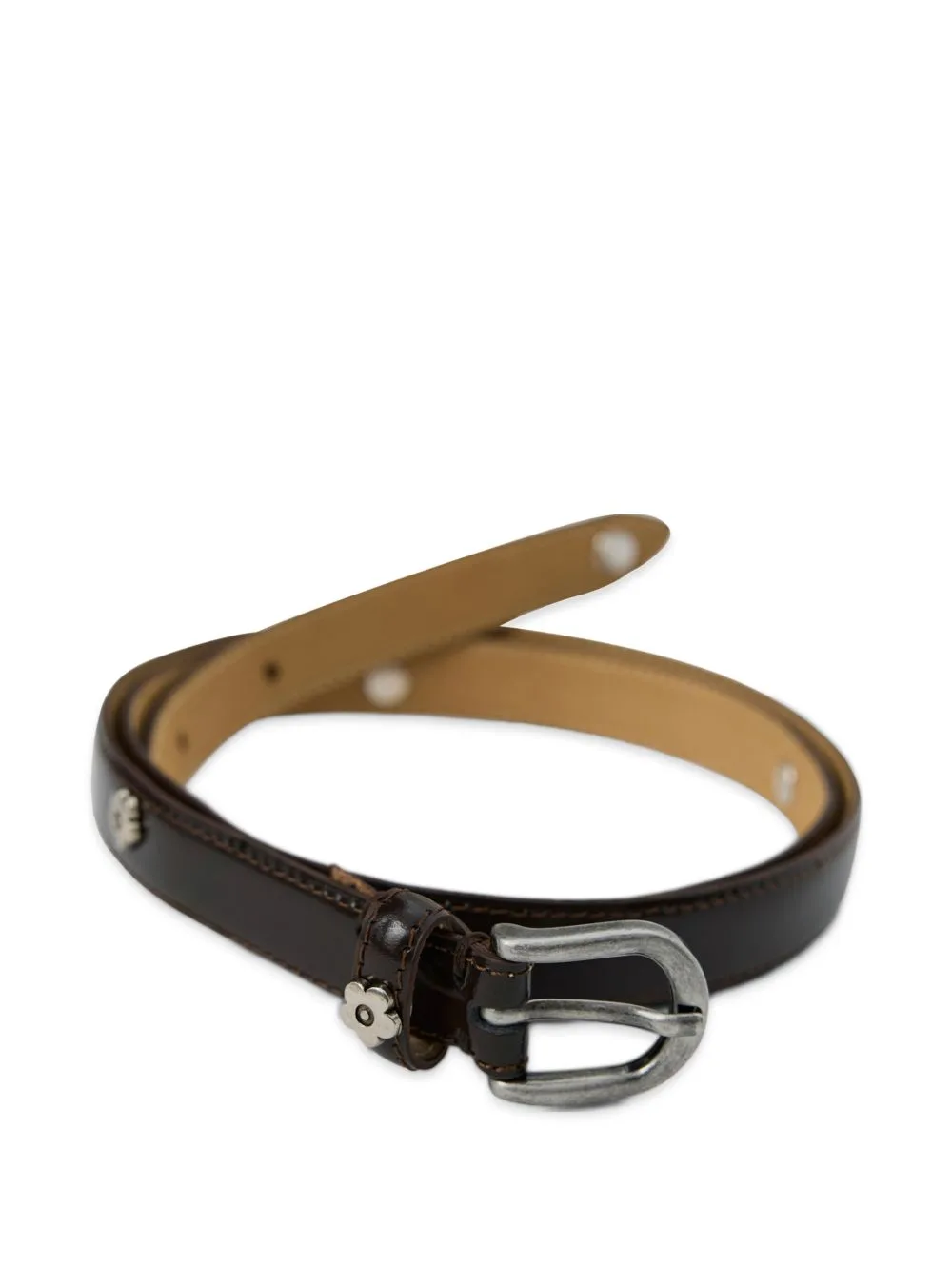 Purpose Rivet-Embellished Polished Belt by mfpen
