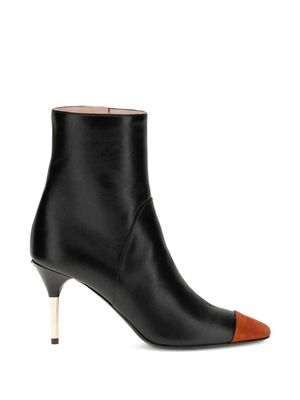 Sinead Ankle Boot in Nappa and Suede 85mm by Valentino Garavani