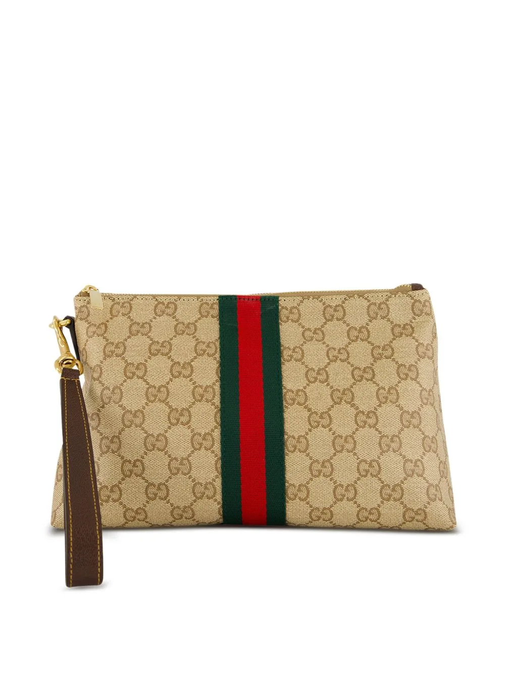 Small GG Pouch with Web by Gucci