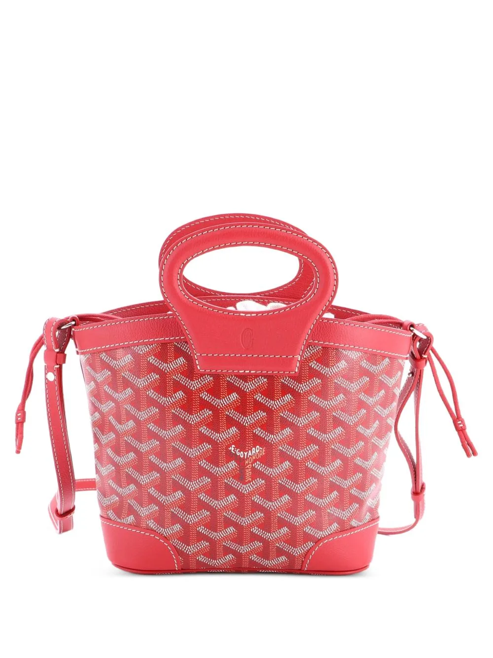 Beluga Bag Coated Canvas Mini Tote Bag by Goyard Pre-Owned