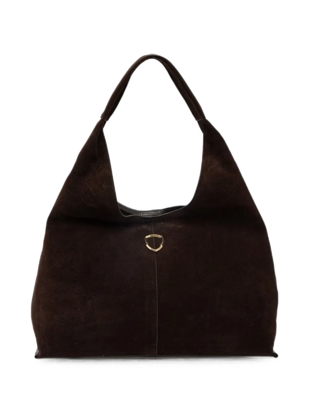 Logo-Plaque Calf Suede Tote Bag by Blauer