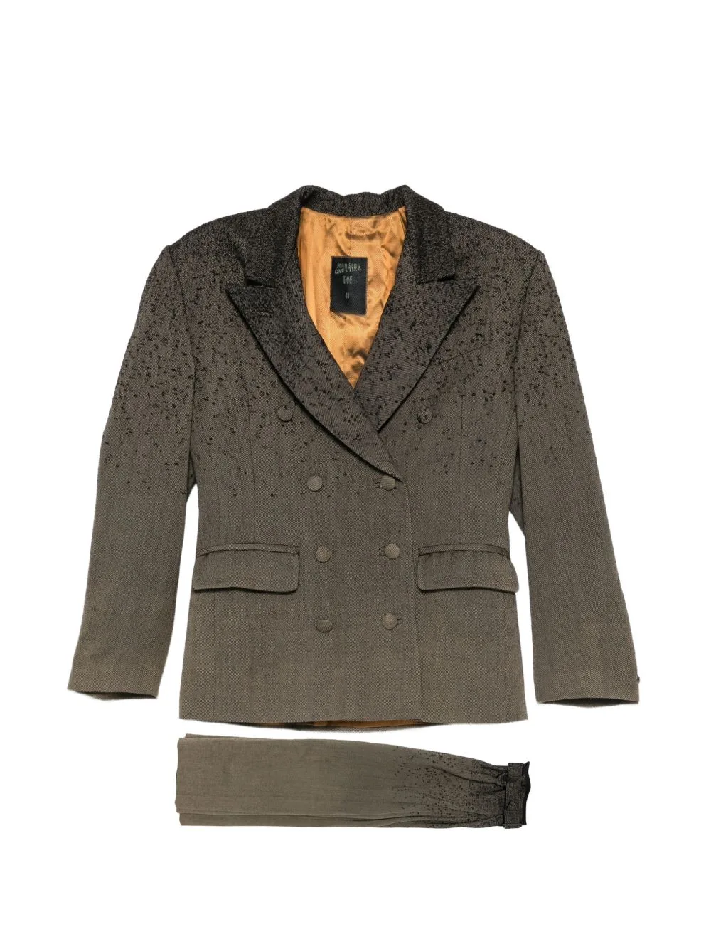 1990s Double-Breasted Suit by Jean Paul Gaultier Pre-Owned