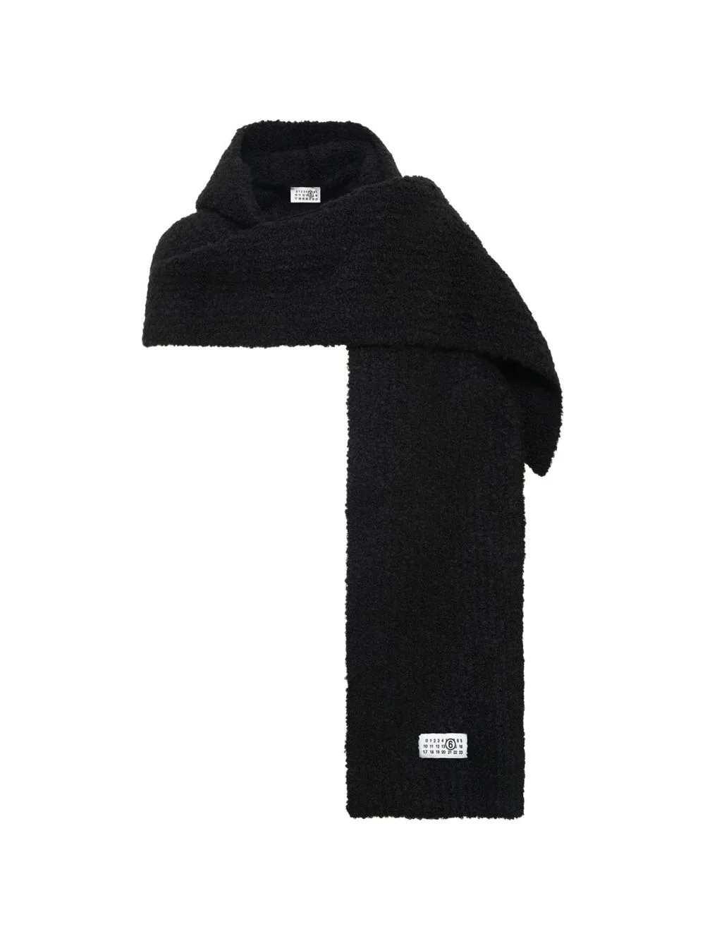 Bouclé Knit Scarf by MM6 Maison Margiela