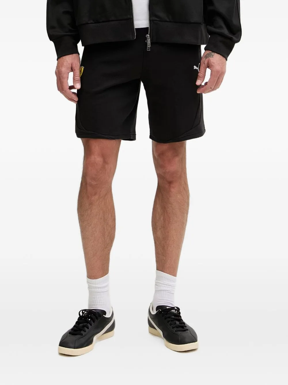 PUMA x Scuderia Ferrari Logo-Patch Shorts by PUMA