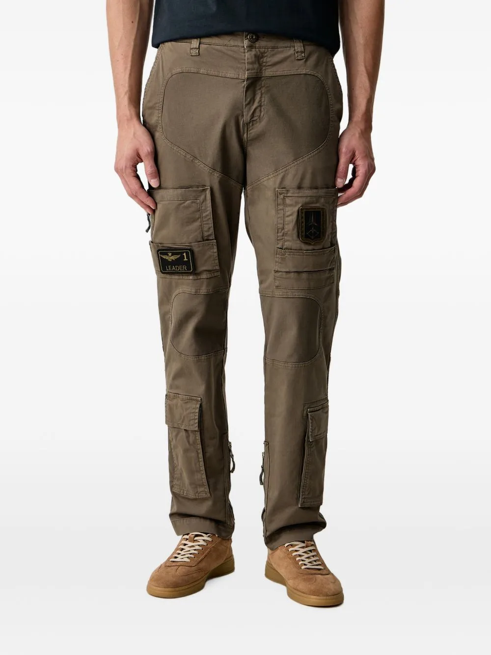 Patch-Detail Cargo Pants by Aeronautica Militare