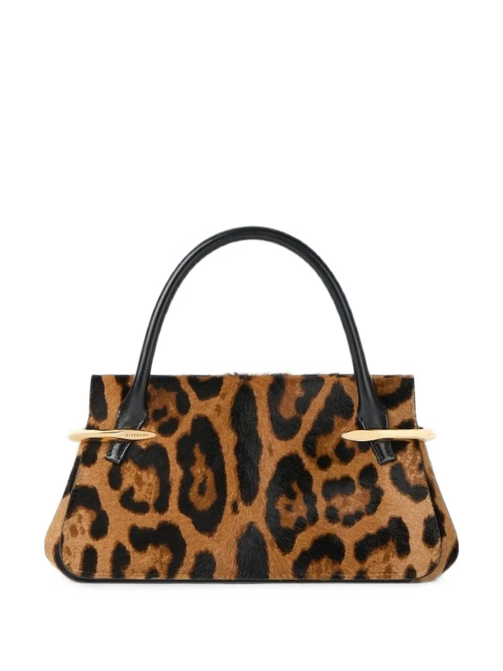 Mini Pinch Bag in Pony Effect Leather with Leopard Pattern by Givenchy