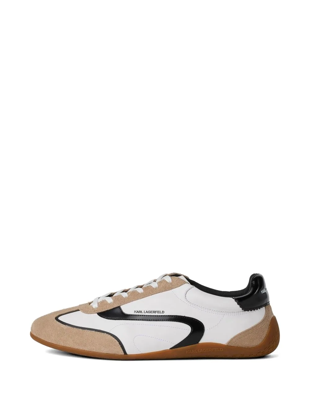 Devon Panelled Leather Sneakers by Karl Lagerfeld