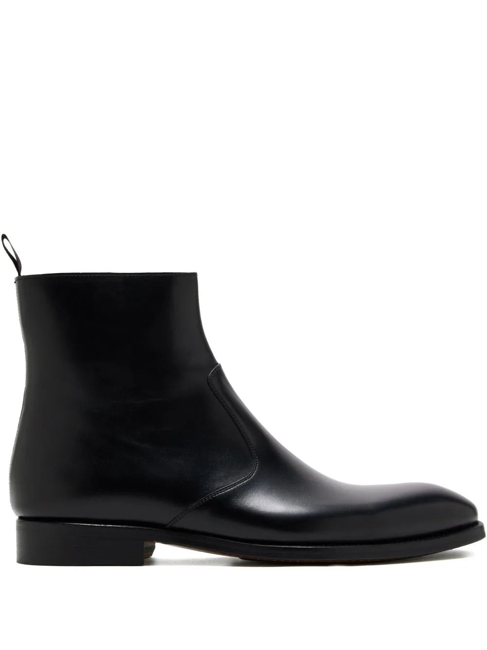 Zip-Fastening Leather Boots by Magnanni