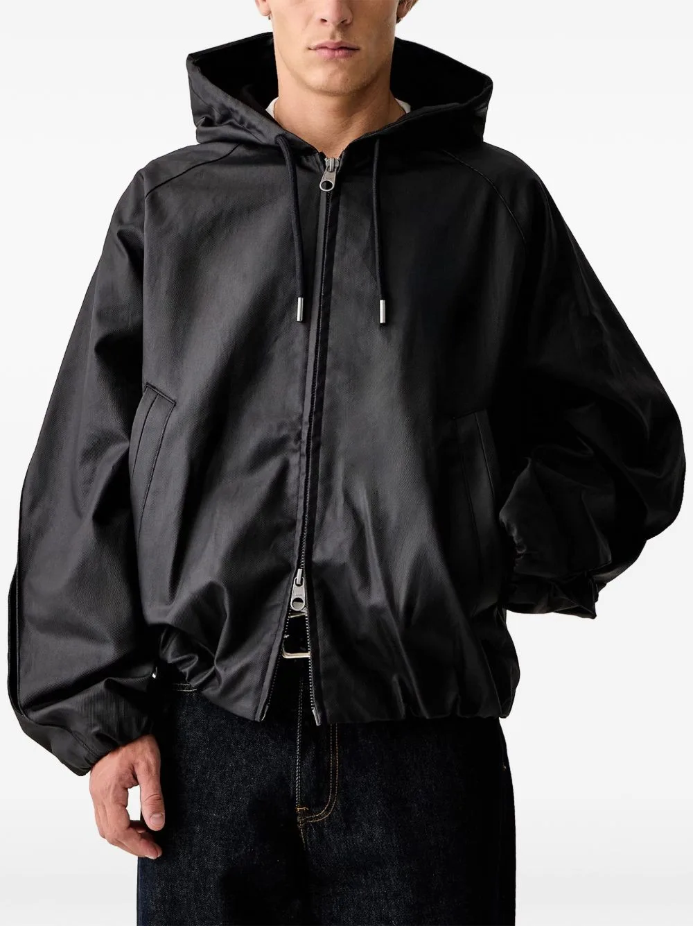 Hooded Raglan-Sleeve Jacket by Rains