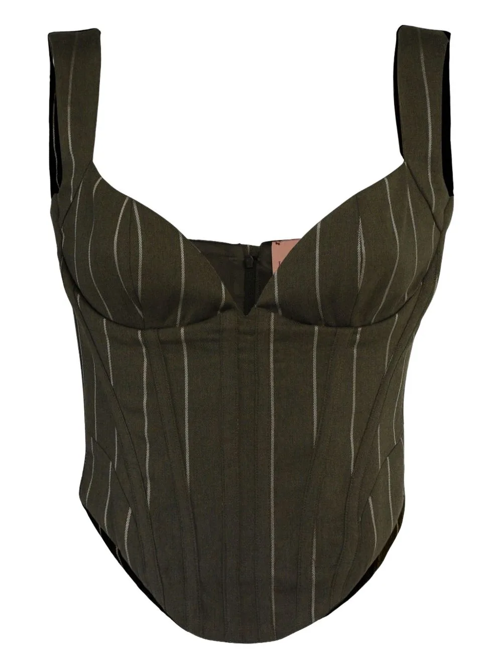 Pinstripe Corset Top by La Semaine