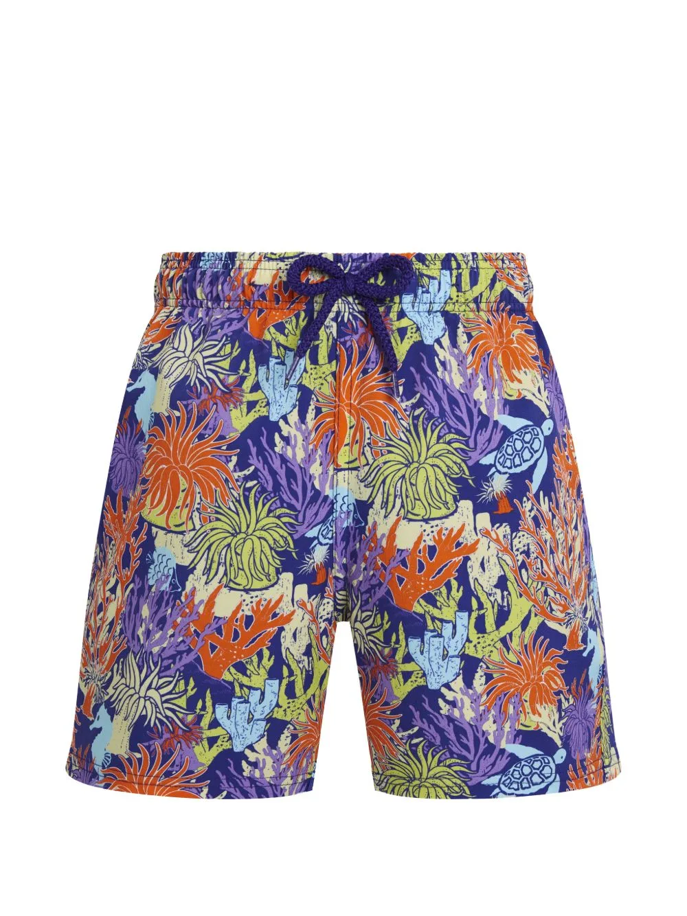 Aquatic-Life-Print Swim Shorts by Vilebrequin Kids