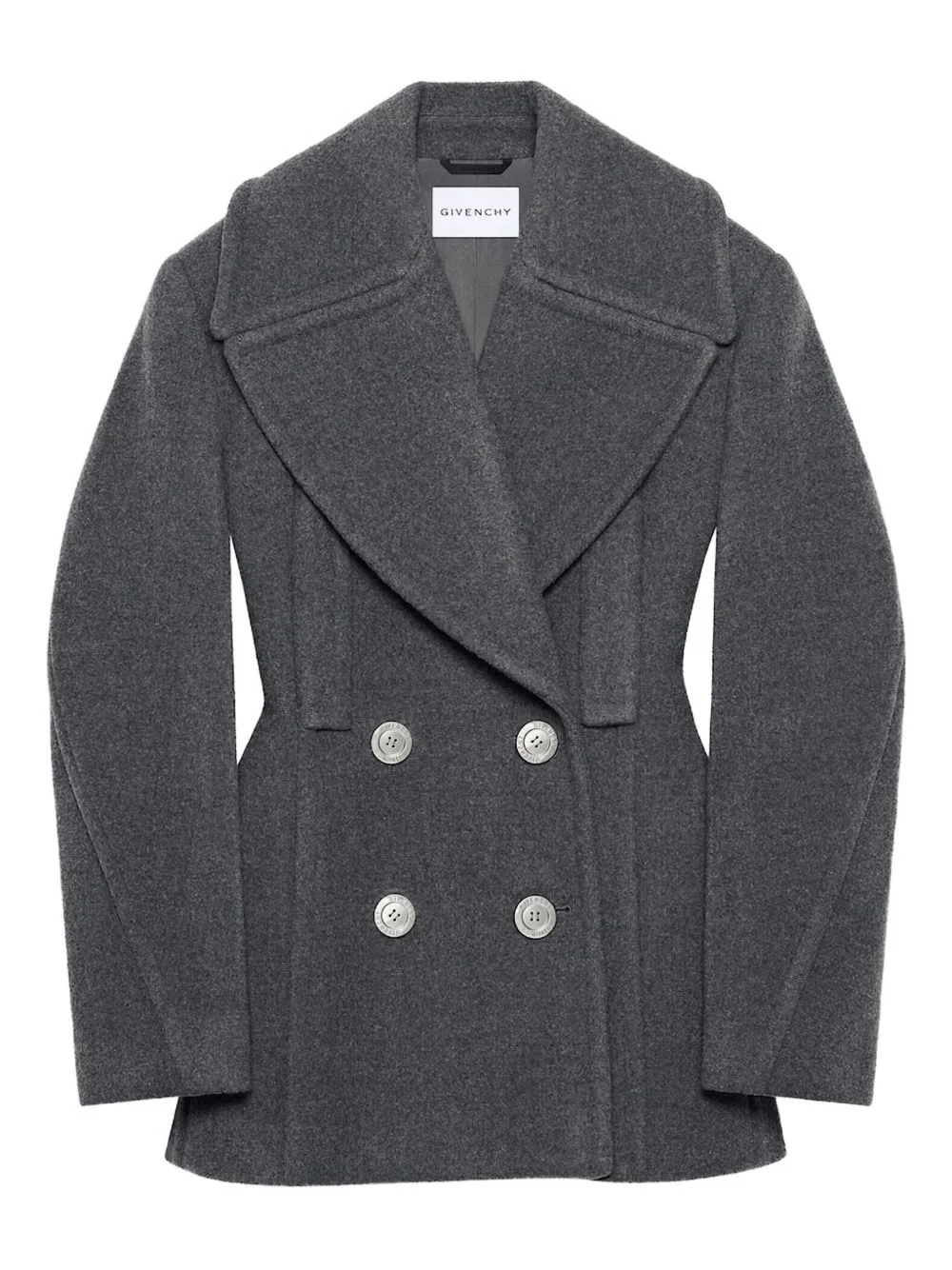 Cocoon Peacoat in Wool by Givenchy
