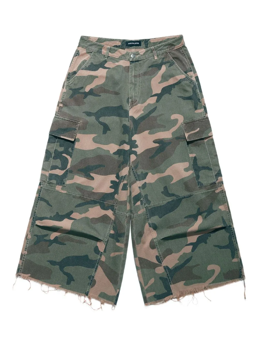 Camouflage Print Trousers by Mainless