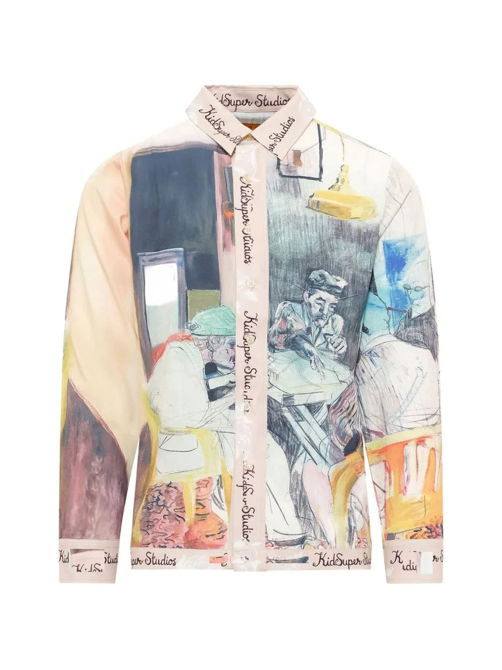 Dominos Graphic-Print Long-Sleeve Shirt by KidSuper