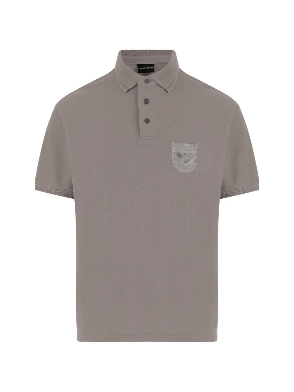 Logo-Patch Polo Shirt by Emporio Armani