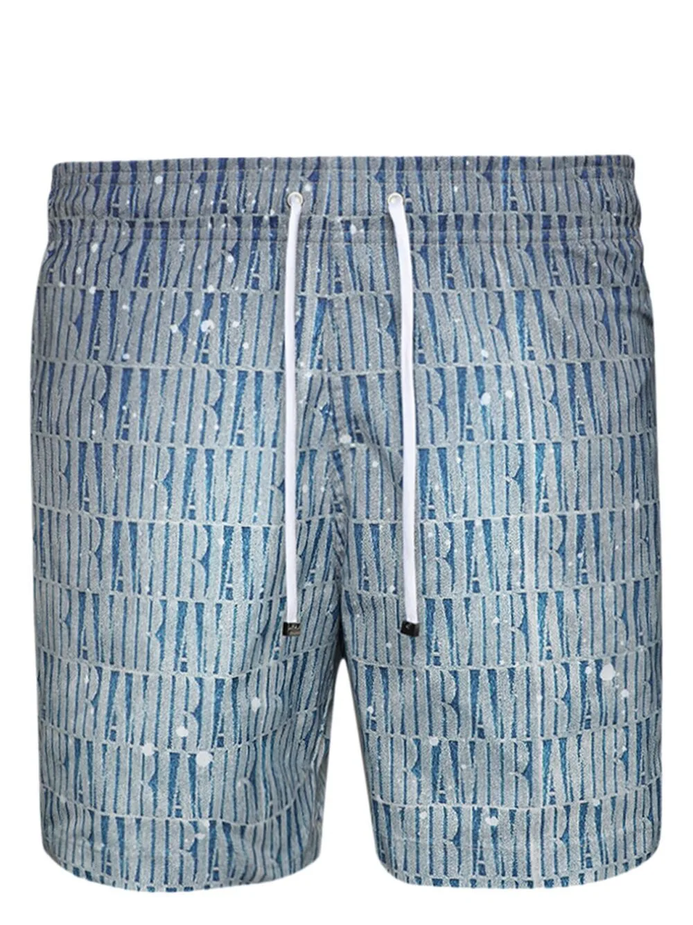 Logo-Print Gradient-Effect Swim Shorts by AMIRI